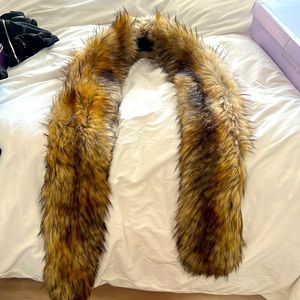 Faux fur scarf